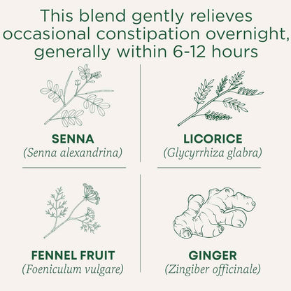 Traditional Medicinals Smooth Move – Cramp-Reduced, Caffeine-Free Laxative Tea Without Harsh Stimulants