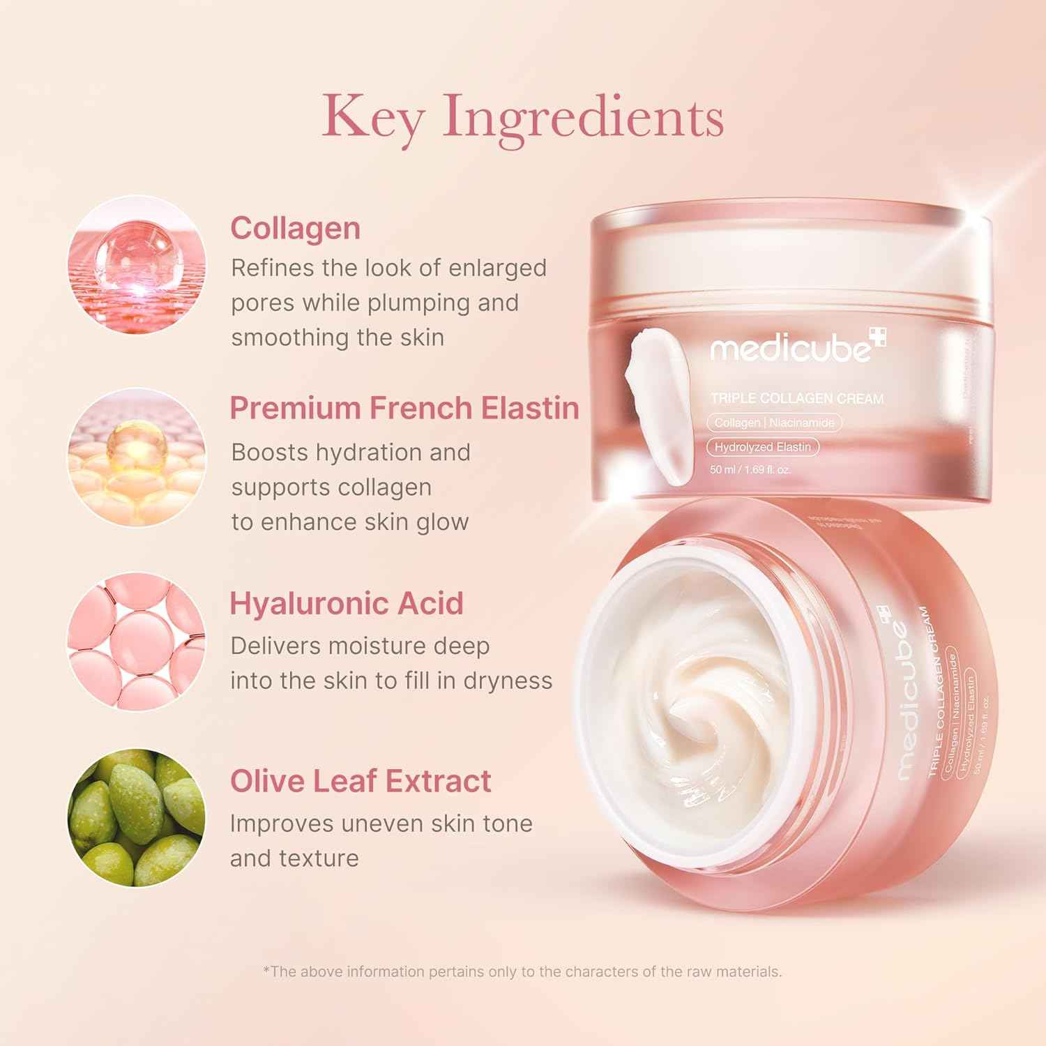 Medicube Triple Collagen Cream – Nightly Anti-Aging Ritual for the Bedroom Vanity, Wrinkle and Firming Moisturizer