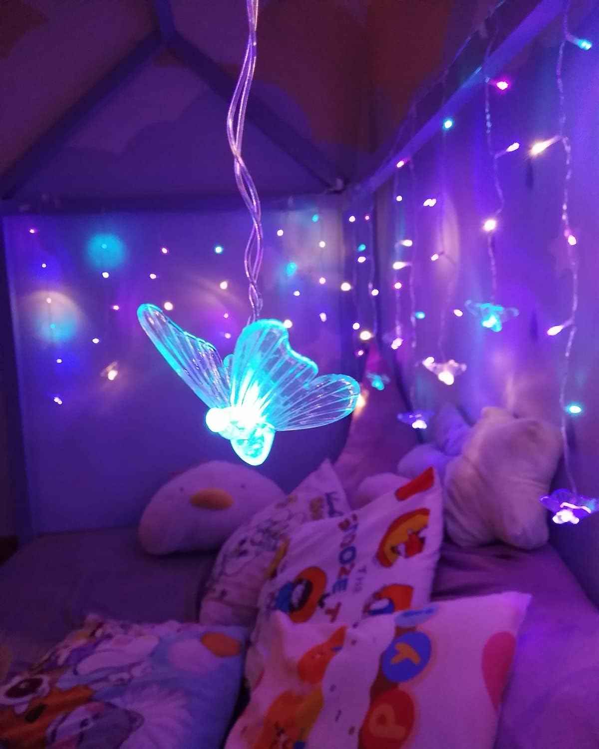 90 LED Butterfly String Lights with Remote – Thoughtful Gift for Tween Girls, New Moms, and Teens