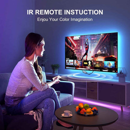 Nexillumi LED TV Backlight – Calming Bedroom Wind-Down Lighting for Evening Self-Care Routine