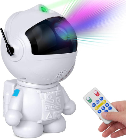 CosmoCast Astronaut Star Projector – Parent-Approved Bedtime Light for Toddlers, Dimmer and Blue-to-Red Mode for Fear of the Dark