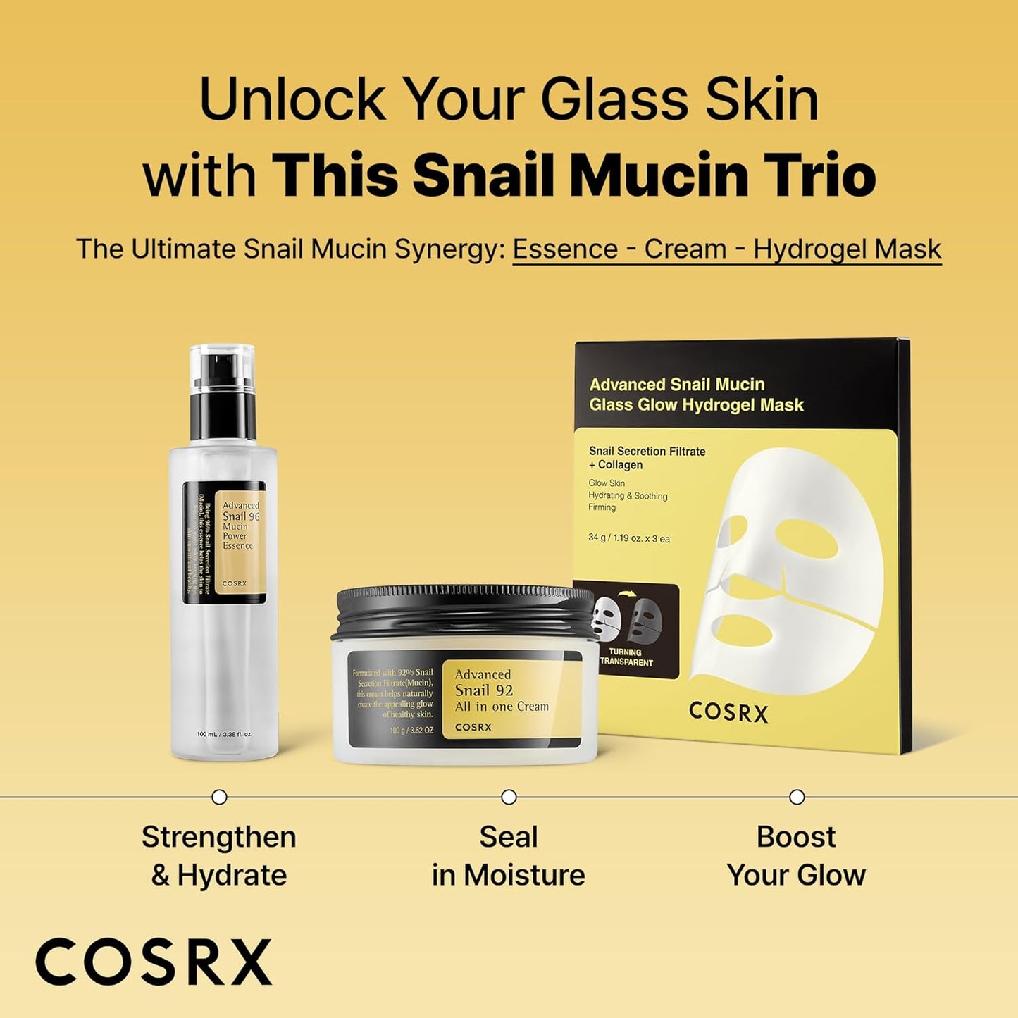 COSRX Snail Mucin Repairing Serum 100ml – Premium Korean Skincare Investment for Fine Line Correction