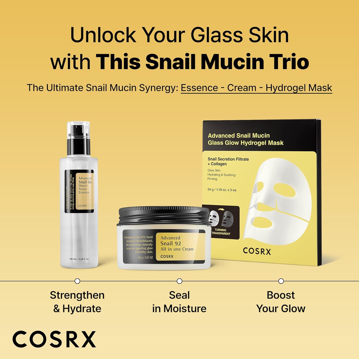 COSRX Snail Mucin Repairing Serum 100ml – Premium Korean Skincare Investment for Fine Line Correction