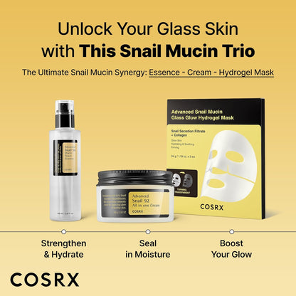 COSRX Snail Mucin Repairing Serum 100ml – Premium Korean Skincare Investment for Fine Line Correction