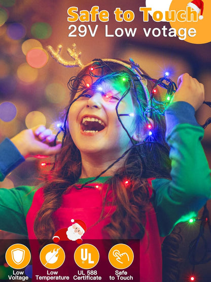 CozyHOME 29V Low Voltage LED String Lights – Cool-to-Touch, Flameless Family & Pet Safe Holiday Lighting