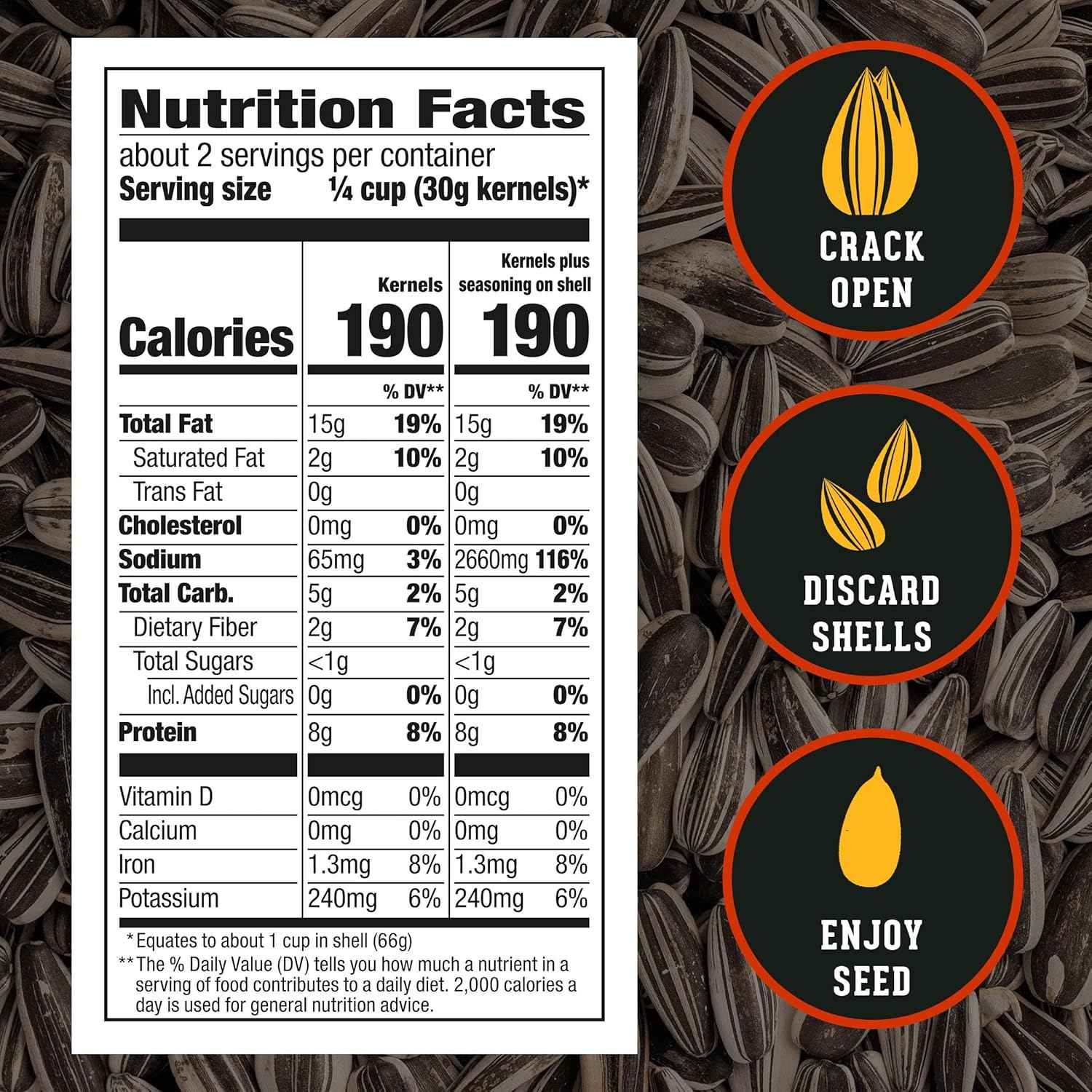 DAVID Cracked Pepper Jumbo Sunflower Seeds – Dugout and Bleacher Snack for Youth Baseball Players and Their Families, 5.25 oz