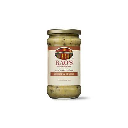 creamy chicken broth base in authentic italian style
