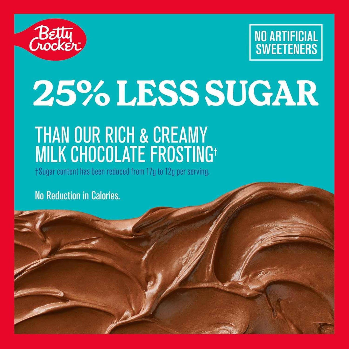 Betty Crocker Reduced Sugar Milk Chocolate Frosting – Family Baking Companion for After-School Snacks and Weekend Treat Projects