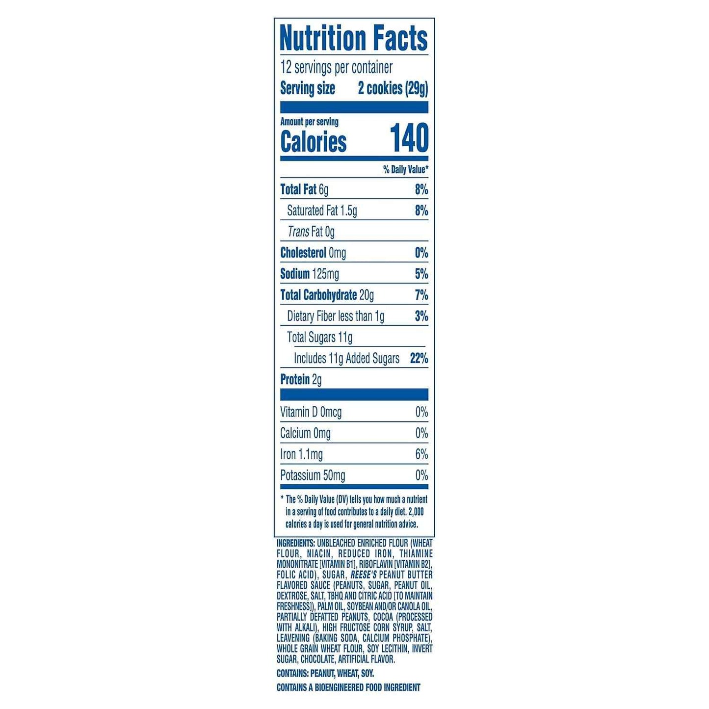OREO REESE'S Peanut Butter Creme Cookies – After-School Lunchbox Treat for Kids, Kosher Sandwich Snack, 12.35 oz