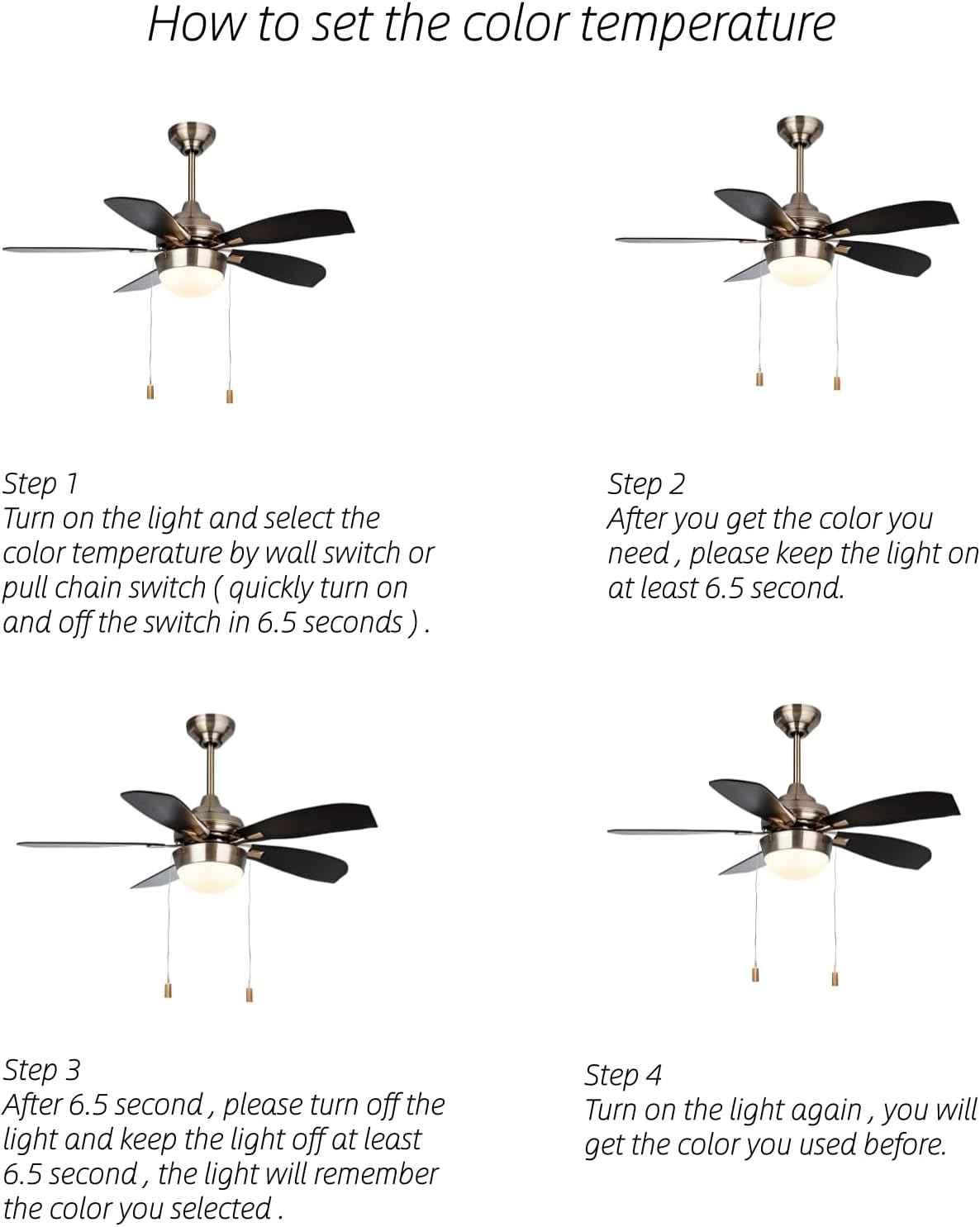 LUMIFLUX LED Retrofit Ceiling Fan Light Kit – Focus Lighting for Conference Room and Study Space, CRI90 18W Dimmable 120V Direct Wire