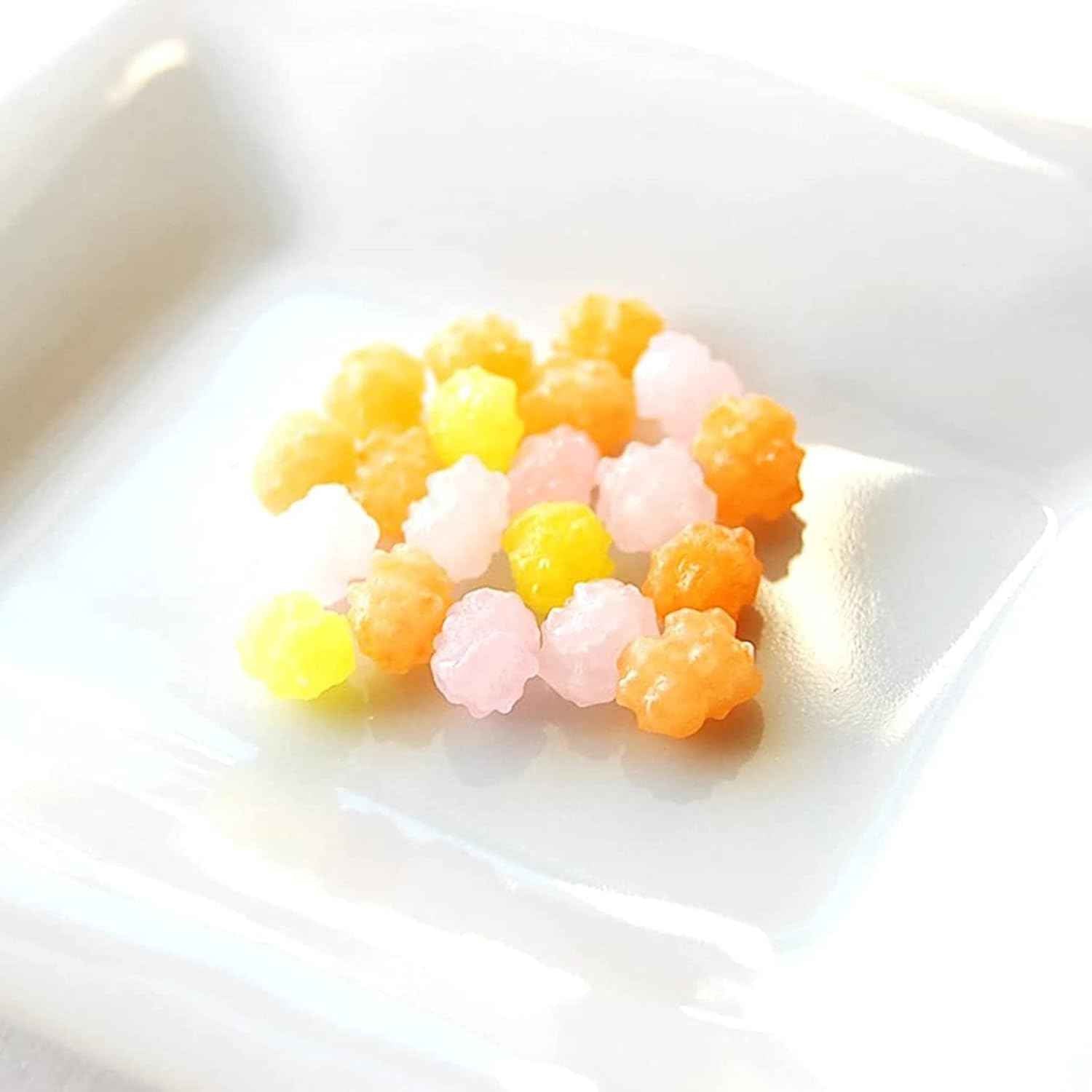 MARUTA Candy Konpeito – Pure Sugar Japanese Candy, 50 Plain Individually Wrapped Pieces for the Clean-Ingredient Pantry