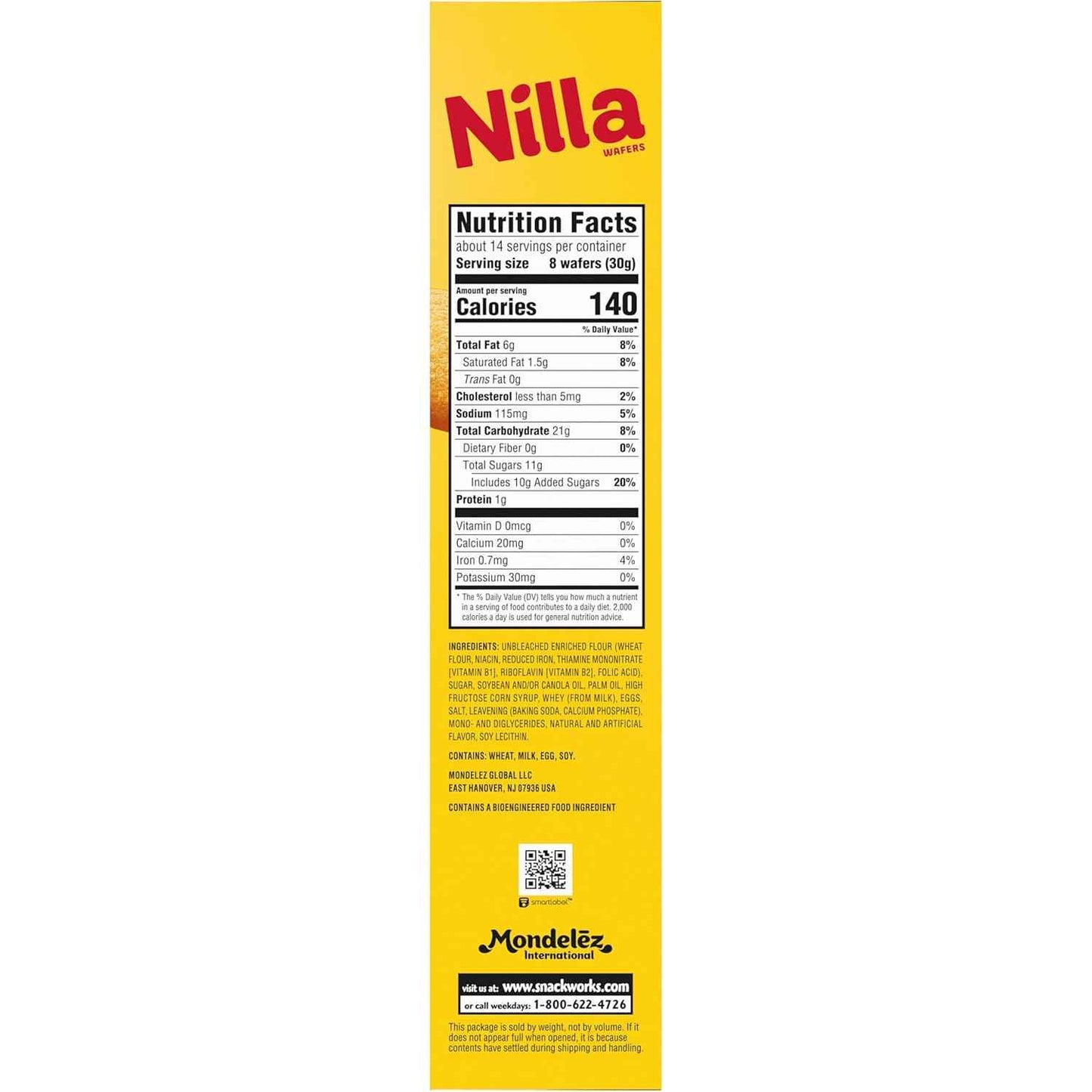 NILLA Wafers Cookies, Vanilla Wafers Mindful Snack for Tea Time, Crispy Vanilla Wafers for a Calming Break