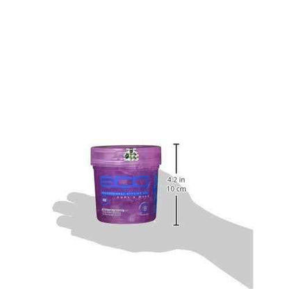 Ecoco Eco Style Hair Gel – Gentle Anti-Itch Edge Control for Sensitive Scalps, Flake-Free Finish