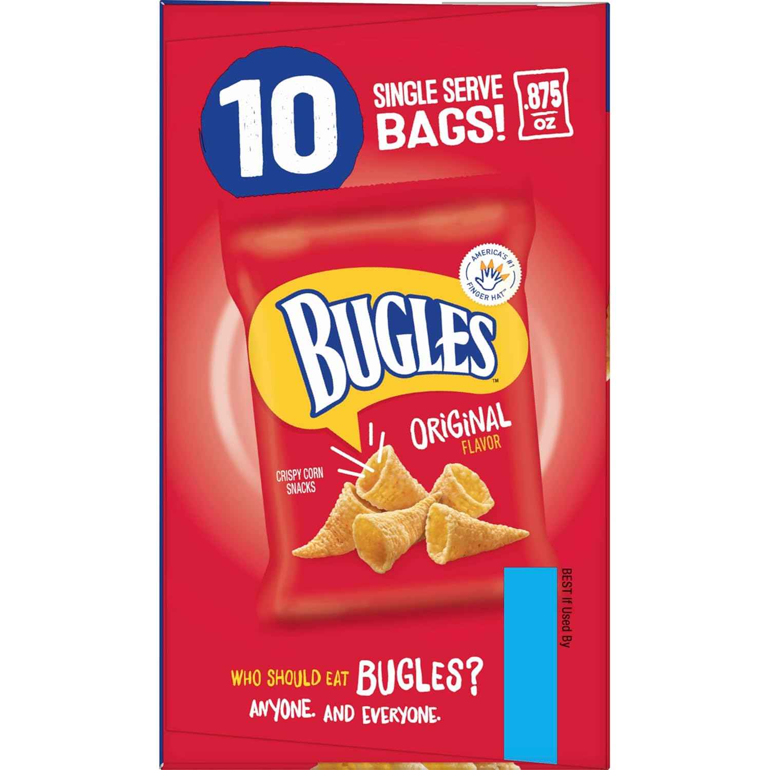 Bugles Original Corn Cone Snacks – Portable Crunchy Snack for Backyard Patios, Tailgates, and Outdoor Gatherings