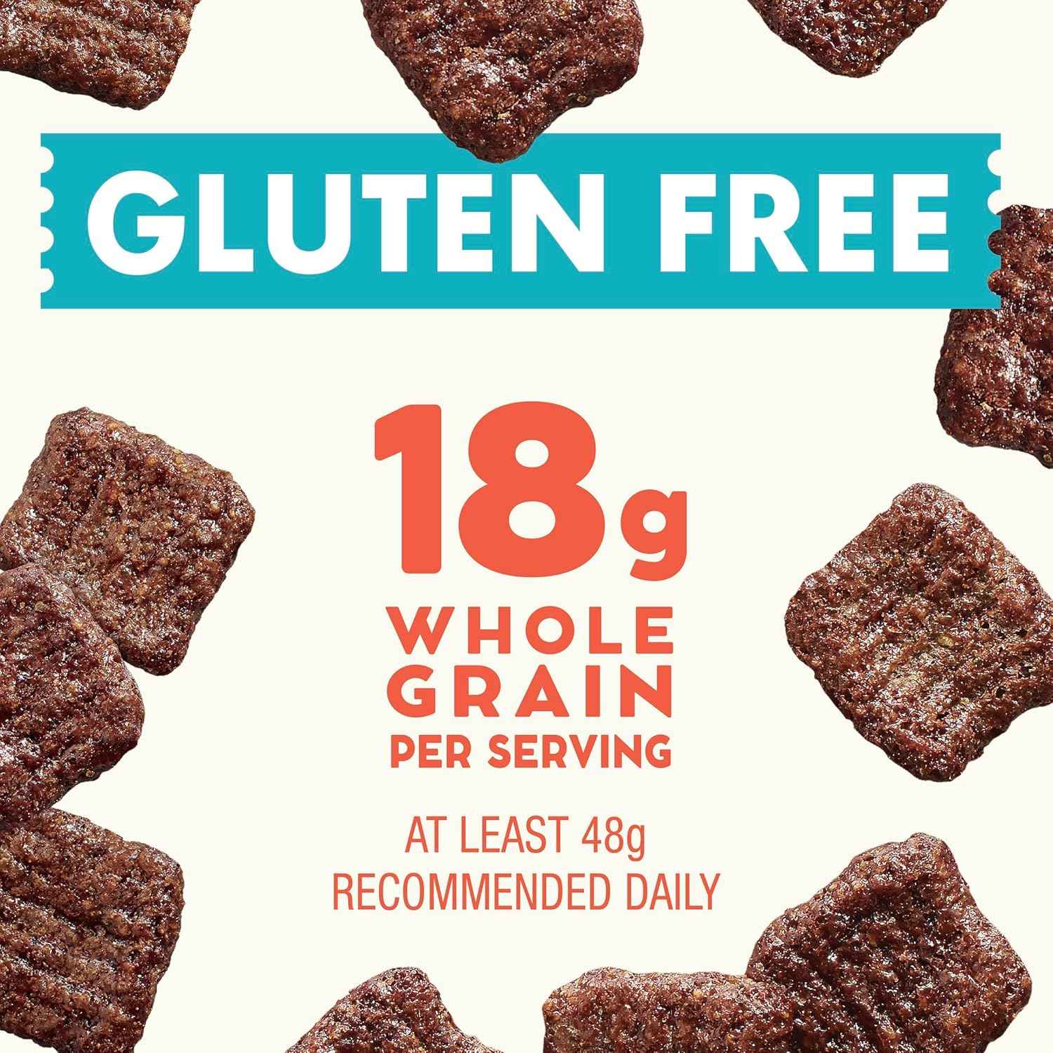 Cascadian Farm Brownie Crunch Cereal – Certified Clean Cereal for Celiac and Gluten-Sensitive Households, Pack of 2