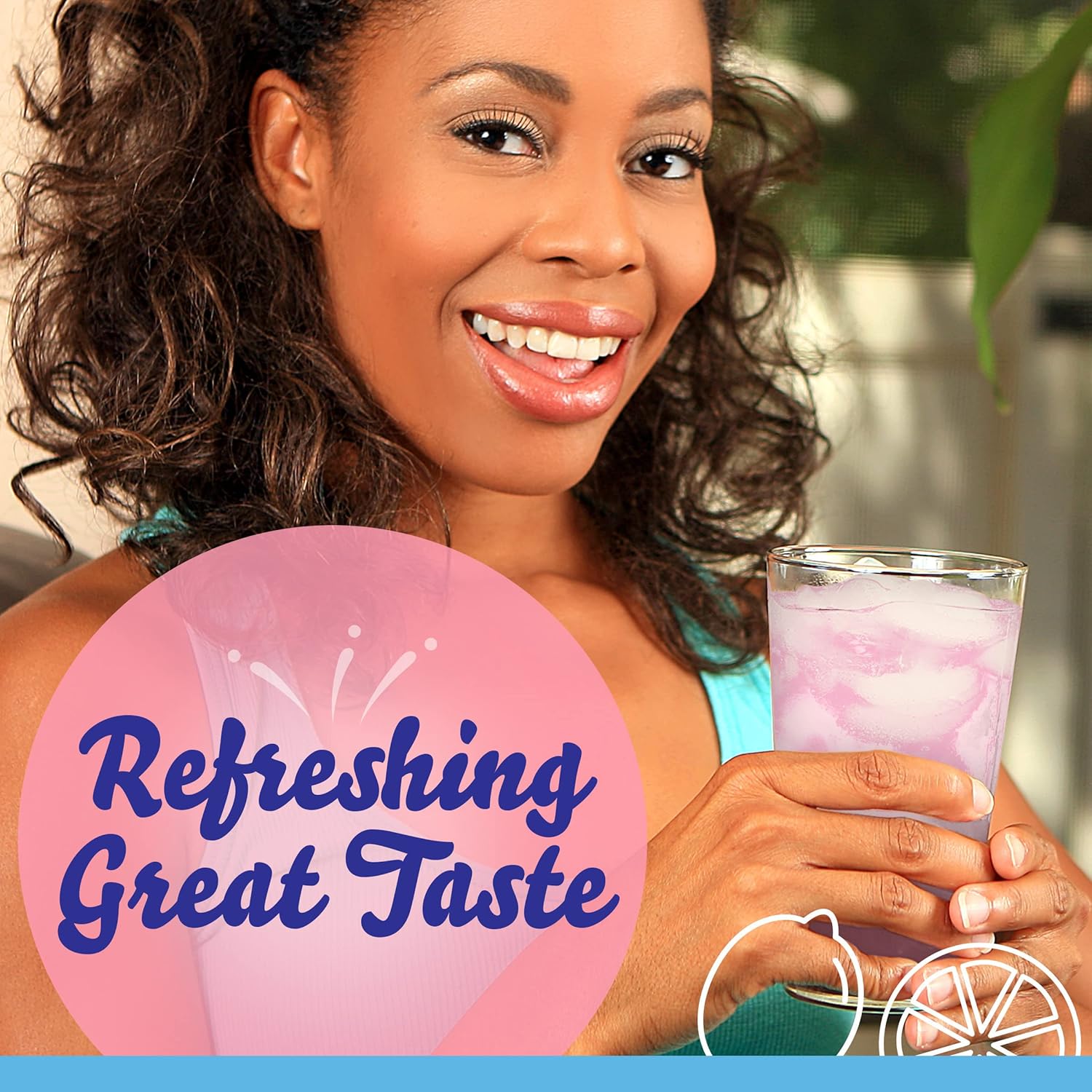 Crystal Light Pink Lemonade Sugar-Free Mix – Office Desk Drink Alternative to Soda for Workday Focus