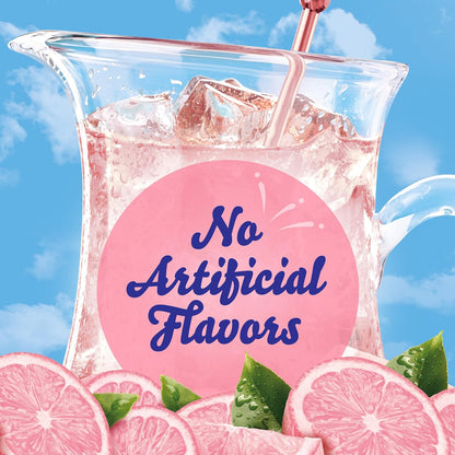 Crystal Light Pink Lemonade Sugar-Free Mix – Office Desk Drink Alternative to Soda for Workday Focus