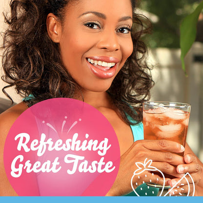 Crystal Light Strawberry Watemelon Drink Mix – Sugar-Free Pitcher Packets for Family Mealtimes