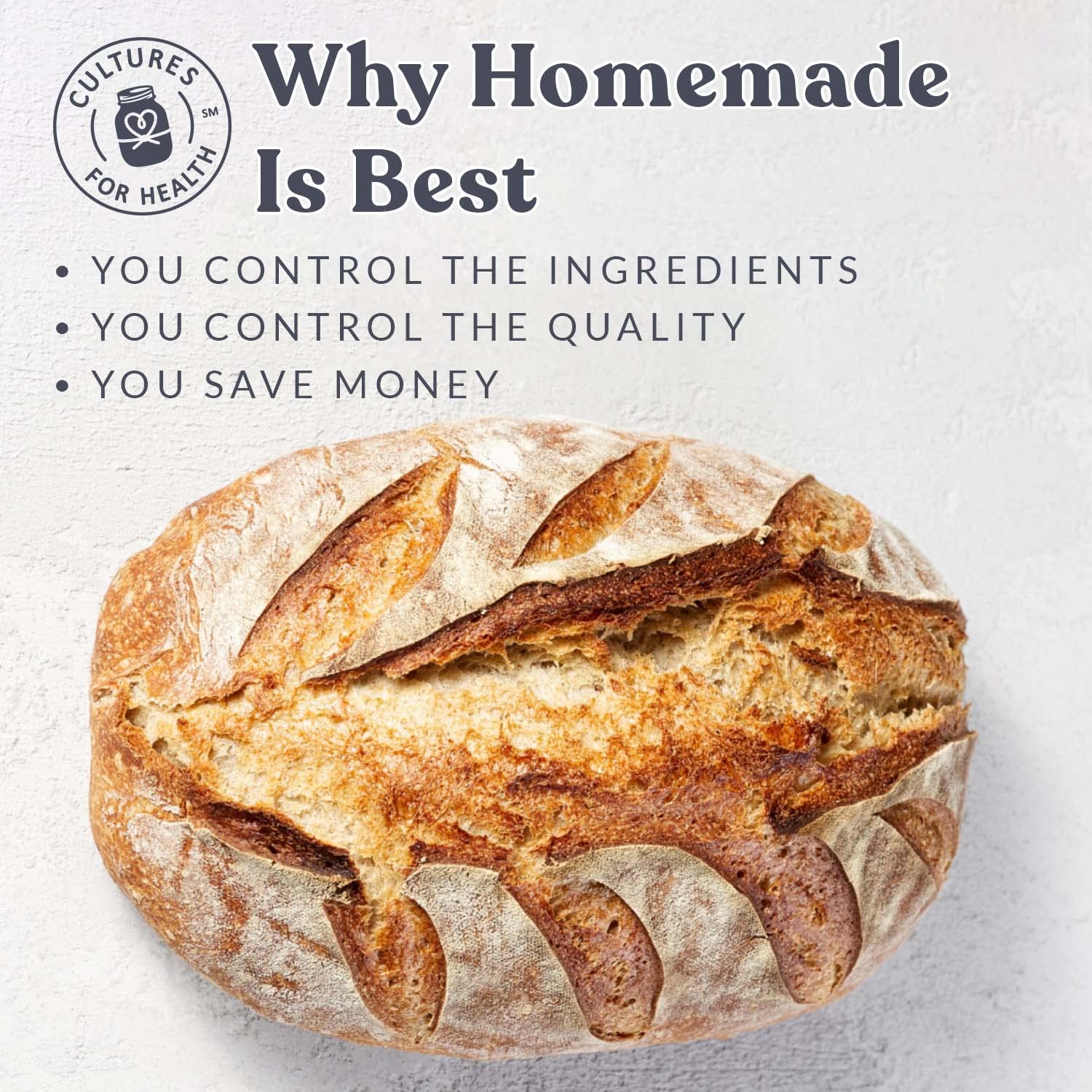 Cultures for Health San Francisco Sourdough Starter – Family Baking Project for the Home Kitchen with Kids