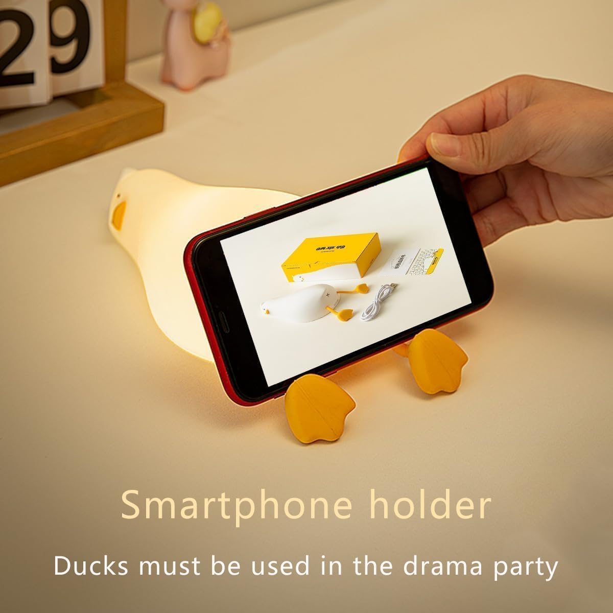 Cute Animal Lamp – Bedtime Wind-Down Light, Soft Silicone Squishy Lamp for Mindful Evenings