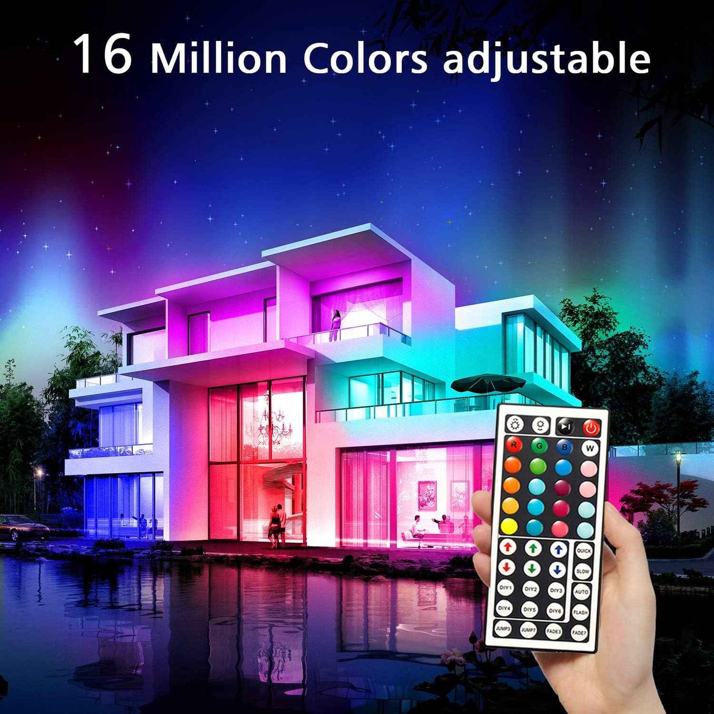 DAYBETTER LED Strip Lights – Birthday Gift for Her, RGB Bedroom Decor for Women and Teens with Remote