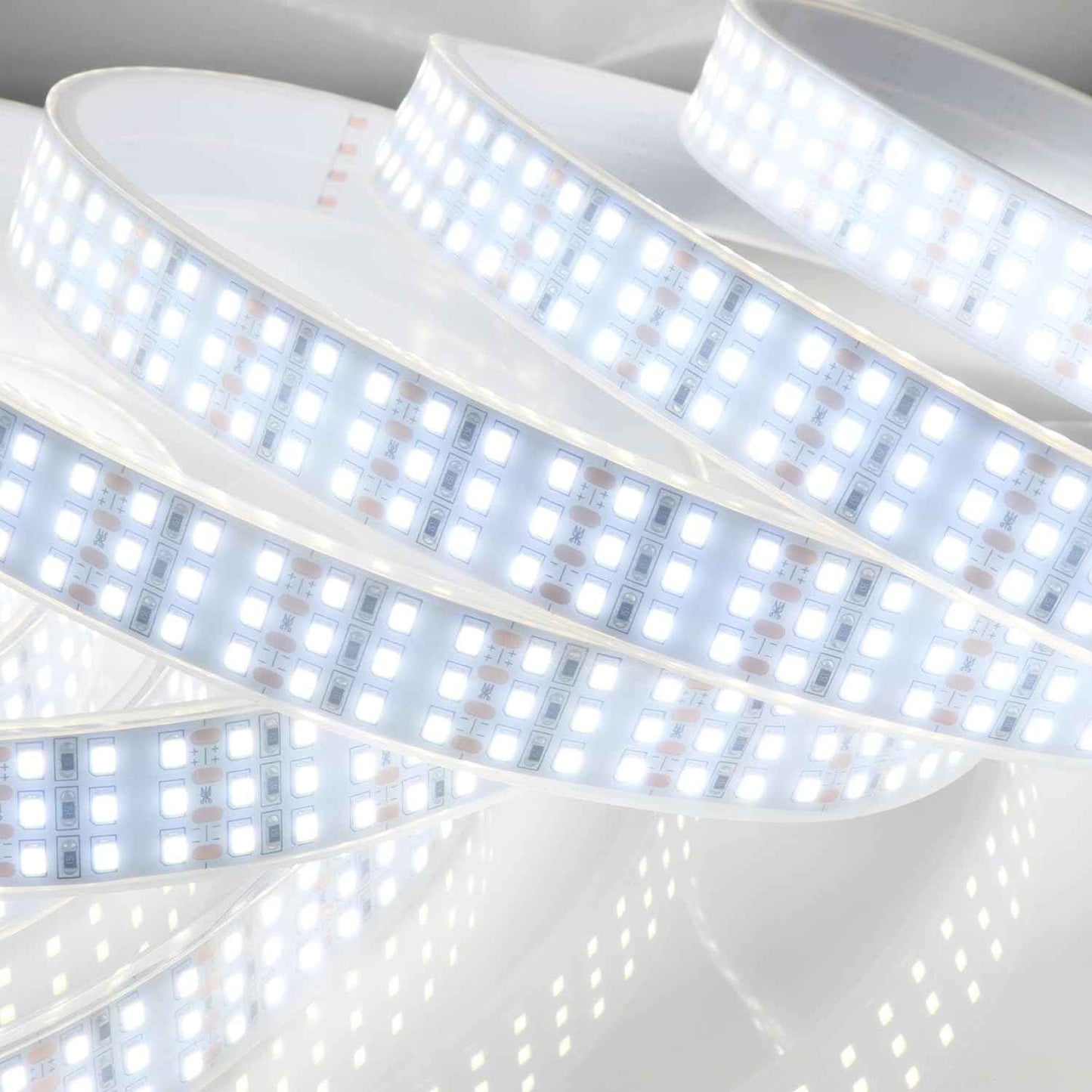 Muzata 12V Low-Heat LED Strip – Cool-to-Touch Daylight Tape for Homes with Kids and Pets