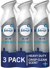 Febreze Air Mist Aerosol Spray – Calming Bathroom Wind-Down Scent for Evening Self-Care Rituals, 8.8oz, Pack of 3