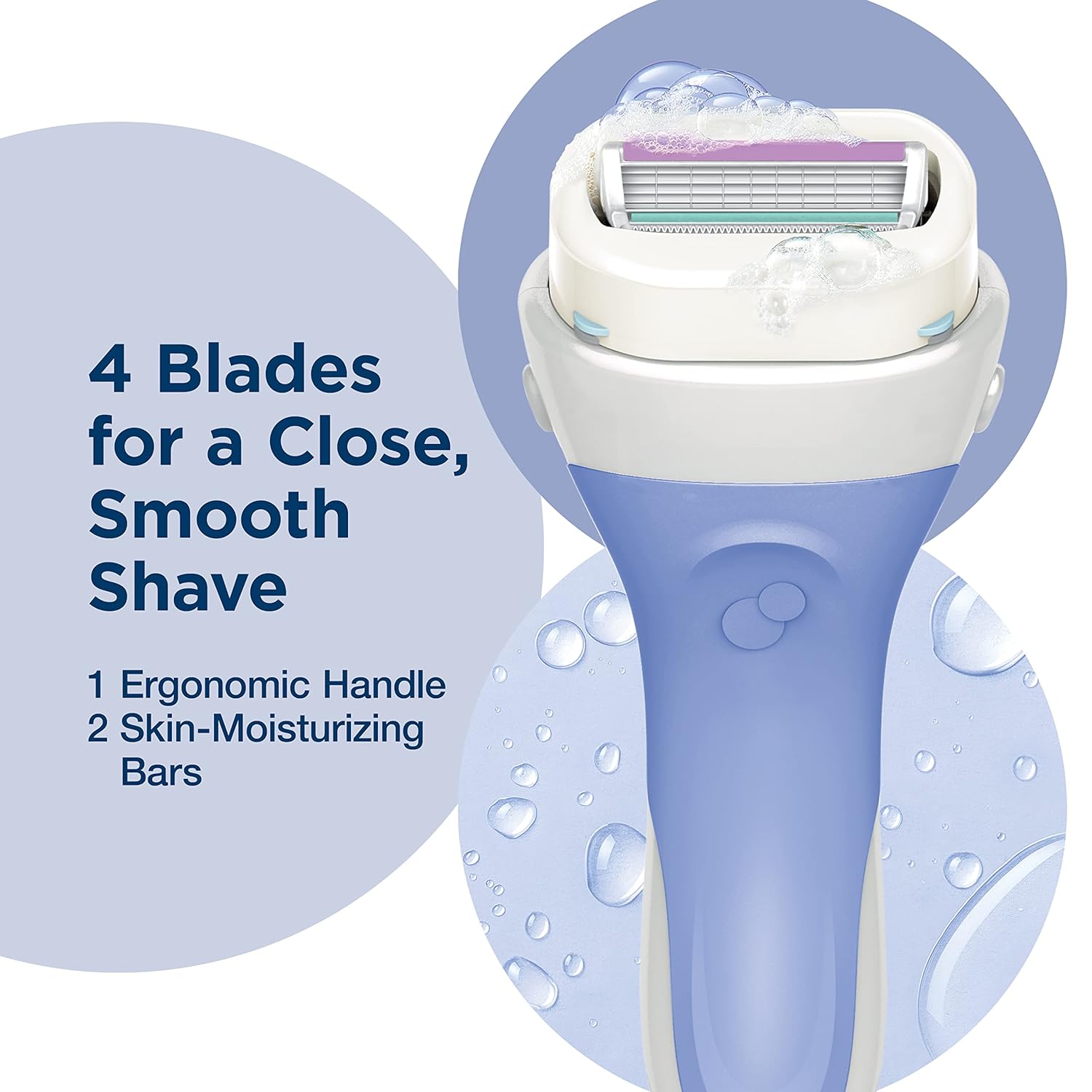 Razors_for_Women_|_1_Razor_&_2_Intuition_Razor_Blades_Refill_with_Organic_Cocoa_Butter