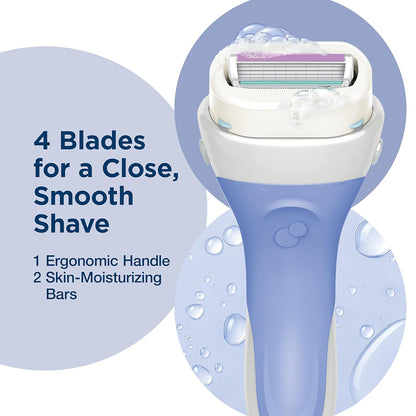 Razors_for_Women_|_1_Razor_&_2_Intuition_Razor_Blades_Refill_with_Organic_Cocoa_Butter