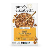 Purely Elizabeth, Honey Peanut Butter, Superfood Cereal with Vitamin D (1 Box, 11oz), 6g Fiber