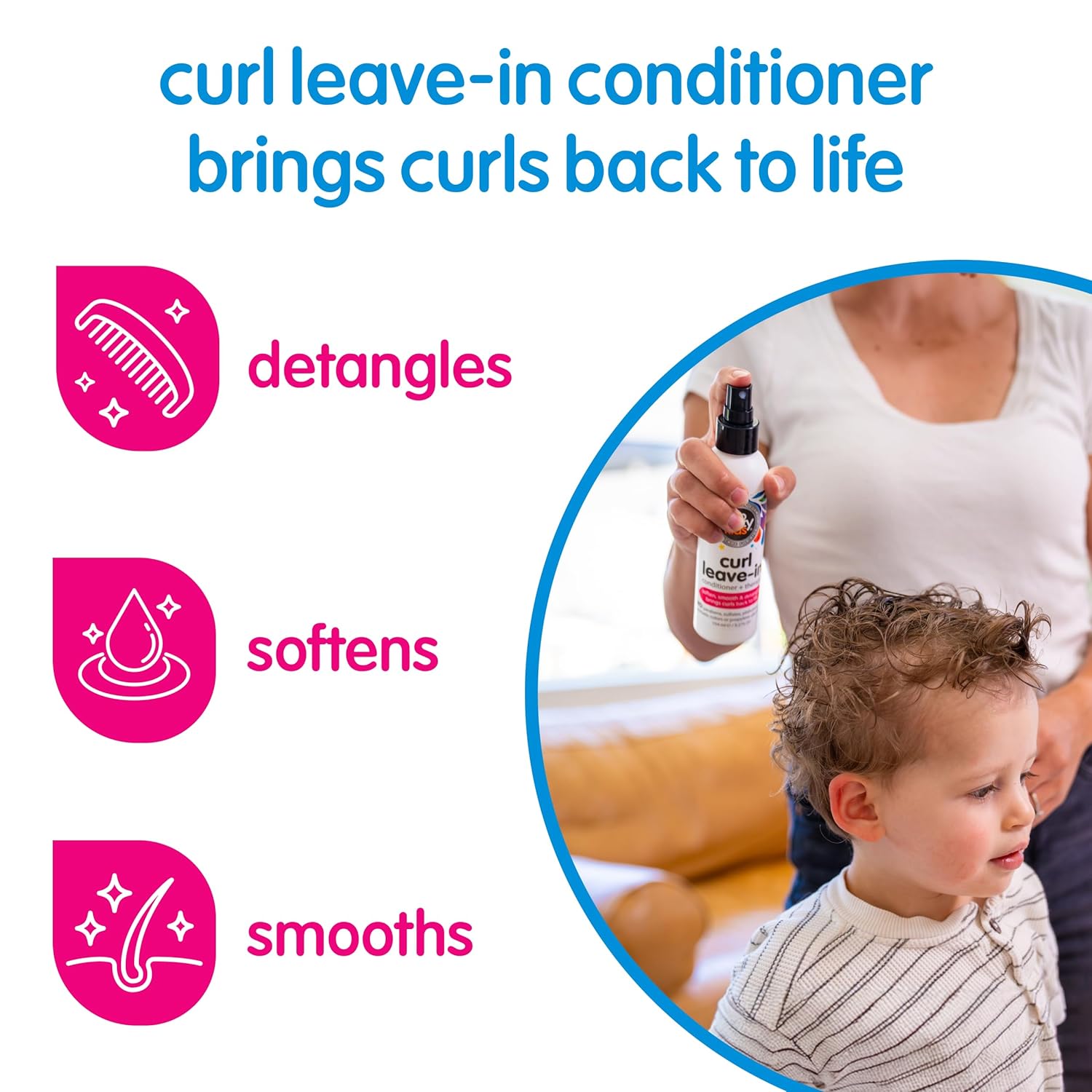 So_Cozy_Leave_In_Conditioner_Spray_(8_Fl_Oz)_Paraben-Free_Detangler_for_Kids'_Curly_Hair,_Gentle_&_Nourishing_with_Keratin,_Vitamin_B5,_Olive_Oil