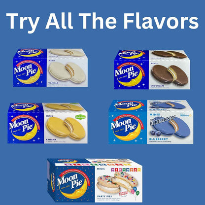 MoonPie Birthday Mini Party Pies – Nostalgic Birthday Gift Box for Her and Mom