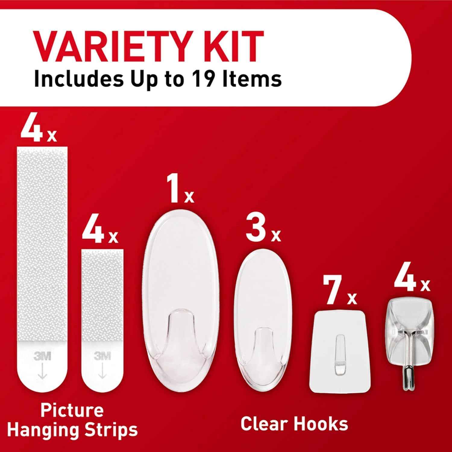 Command Clear Variety Pack - Thoughtful Housewarming Gift for Renters, New Homeowners, and College Students