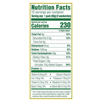 belVita Dark Chocolate Creme Biscuits – After-School Snack for the Kitchen Counter, 12-Pack Value Box