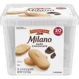 Pepperidge Farm Milano Dark Chocolate Cookies – School Lunchbox Treat and After-School Snack for the Family Pantry, 20 Pack