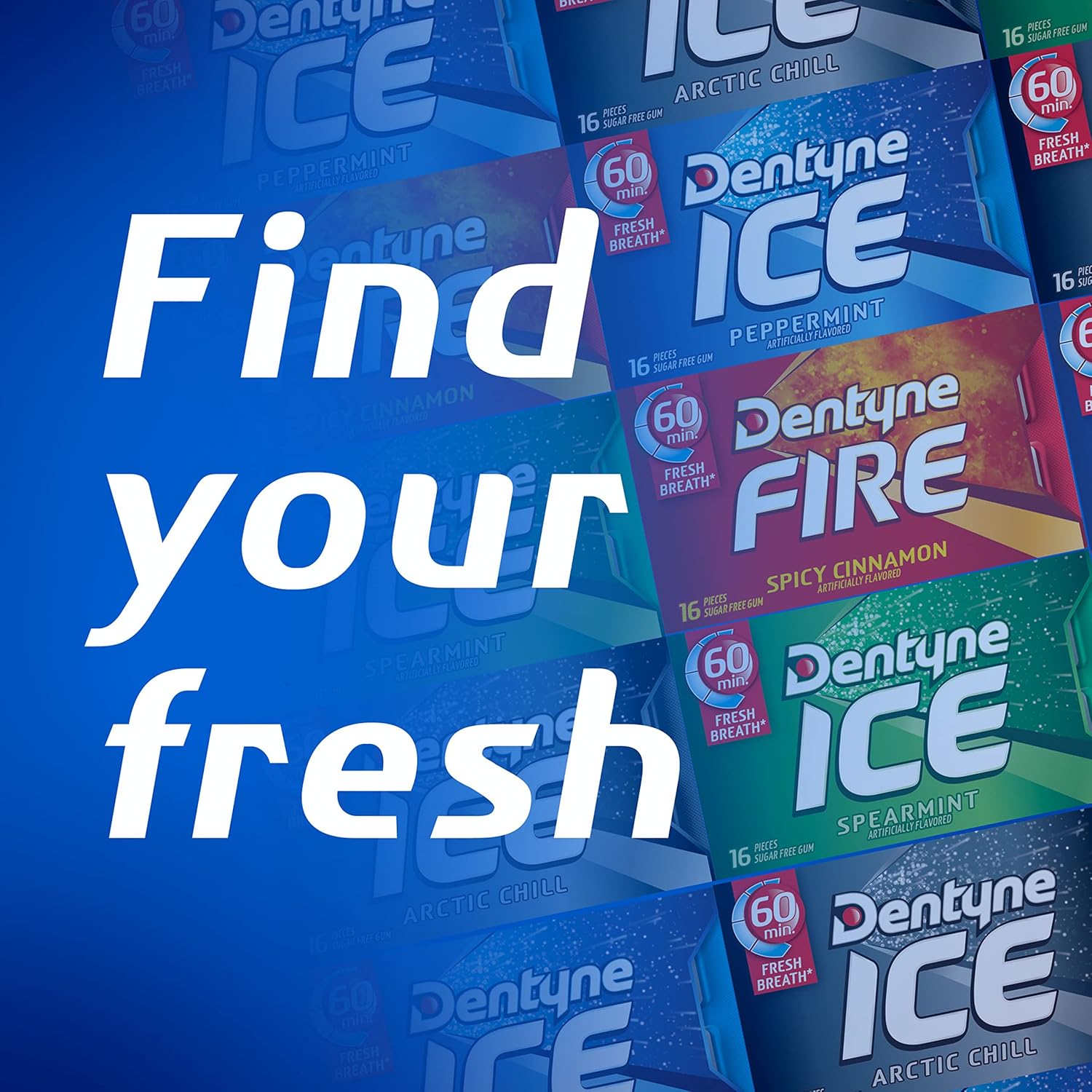 Dentyne Ice Winter Chill Sugar-Free Chewing Gum – Holiday Stocking Stuffer and Small Gift Idea for Coworkers