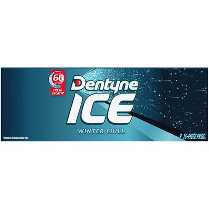Dentyne Ice Winter Chill Sugar-Free Chewing Gum – Holiday Stocking Stuffer and Small Gift Idea for Coworkers