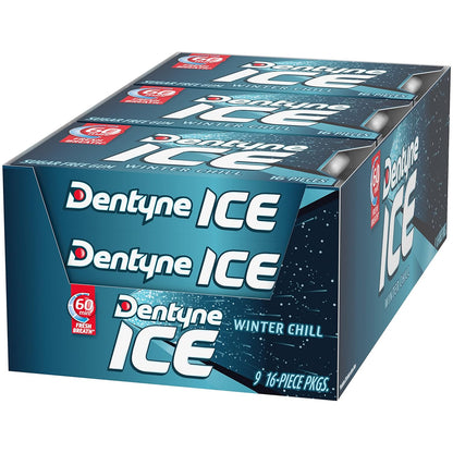 Dentyne Ice Winter Chill Sugar-Free Chewing Gum – Holiday Stocking Stuffer and Small Gift Idea for Coworkers