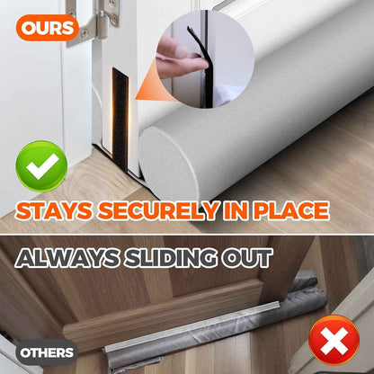 Holikme Door Draft Stopper – Stylish Bedroom Door Décor That Blocks Drafts and Light