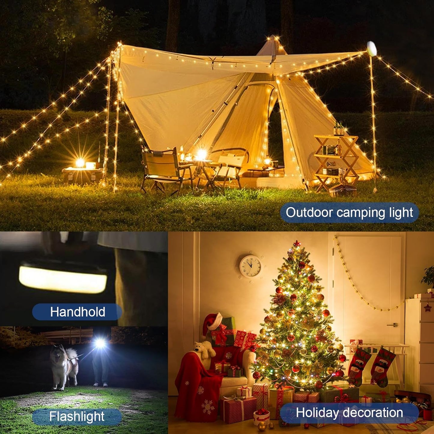 DGE Kids Room String Lights – Cool-to-Touch 32.8ft LED Strip with 8 Modes for Nursery and Playroom