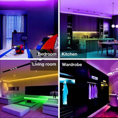 DAYBETTER LED Strip Lights for Kids Bedroom, 24V Cool to Touch RGB Strip Safe Around Children and Pets