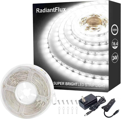 LumGlow LED Strip Lights – Thoughtful Housewarming Gift for New Homeowners, 16.4ft Dimmable Room Decor with Remote