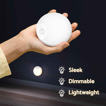 LuminAide Motion Sensor Night Light – Soft Nursery Lighting for Diaper Changes and Feedings