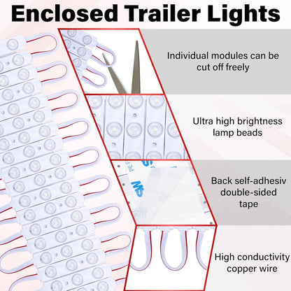 Bright Way Cargo Van LED Light Strip – Bright Ceiling Illumination for Electricians, Plumbers, and Delivery Drivers