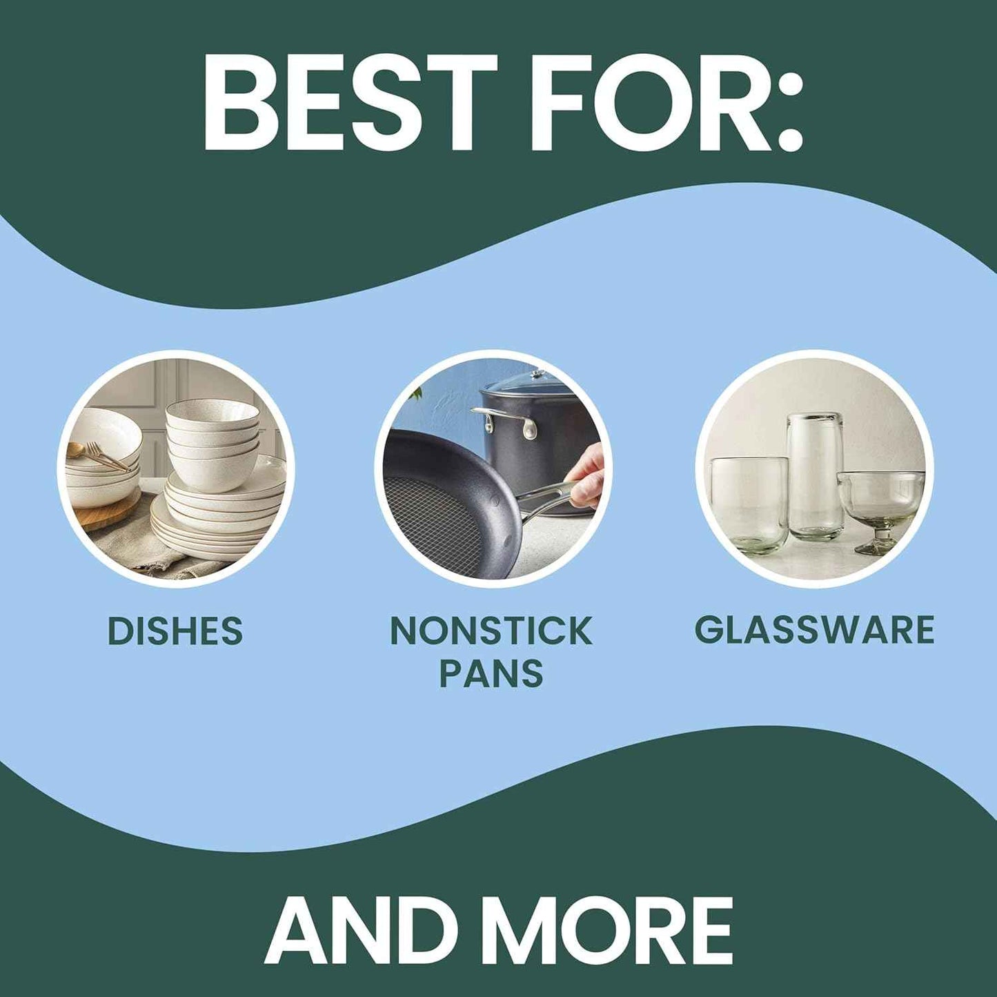 Scotch-Brite Non-Scratch Dishwand – Family-Safe Kitchen Sink Cleaner for Busy Home Cooks