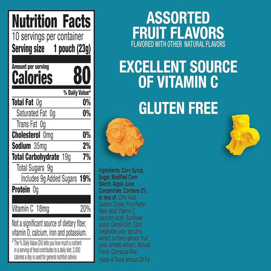 Disney Moana Fruit Flavored Snacks – Gluten Free Better for You Kids Snack, 10 Ct