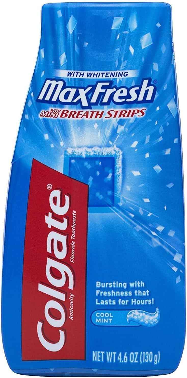 Colgate Max Fresh Liquid Toothpaste – Sleek Cool Mint Design for Uncluttered Bathrooms