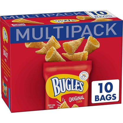 Bugles Original Corn Cone Snacks – Portable Crunchy Snack for Backyard Patios, Tailgates, and Outdoor Gatherings