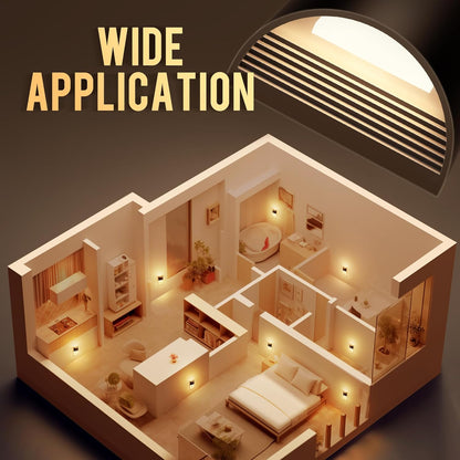 DORESshop LED Night Light – Warm Amber Plug in Lamp for Cozy Bedroom Decor and Living Room Ambiance