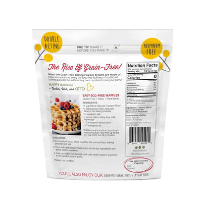 Otto's Naturals Grain-Free Baking Powder – Three-Ingredient Formula for an Uncluttered Pantry